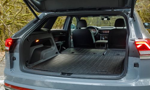 2020 VW Atlas Cross Sport with all the seats down