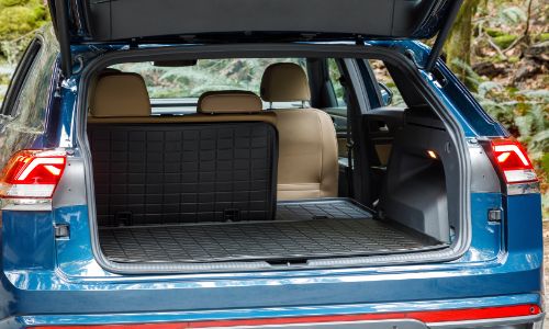 2020 VW Atlas Cross Sport with the seats up