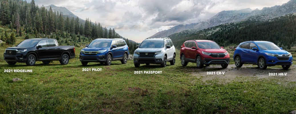 2021 Honda SUV and crossover lineup