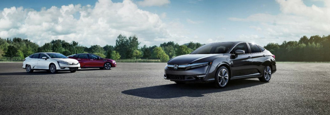 Three 2018 Honda Clarity Plug-In Hybrids
