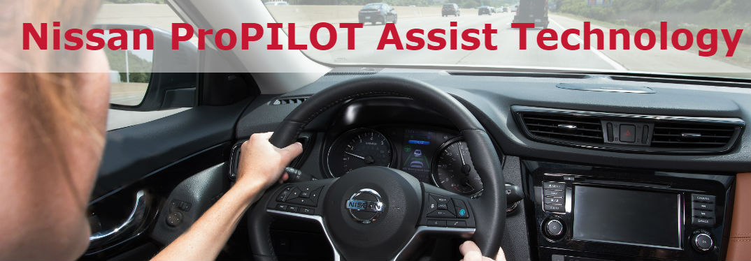 Nissan plans to expand their ProPILOT Assist technology with image of woman using ProPILOT Assist on the highway