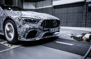 AMG GT Coupe aerodynamics test