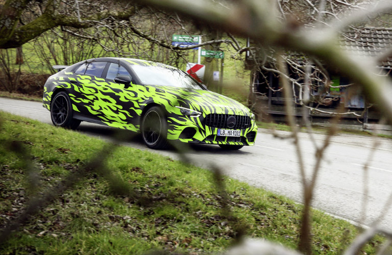 AMG GT Coupe driving
