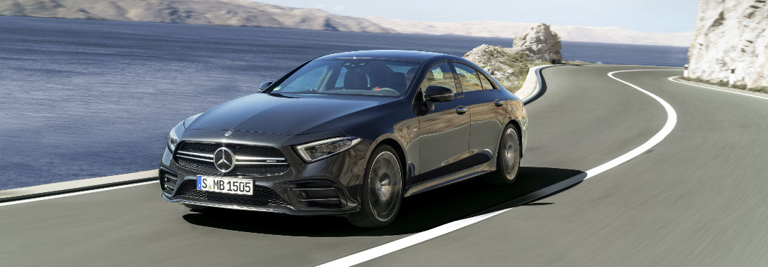 2019 CLS Coupe in Black Front View