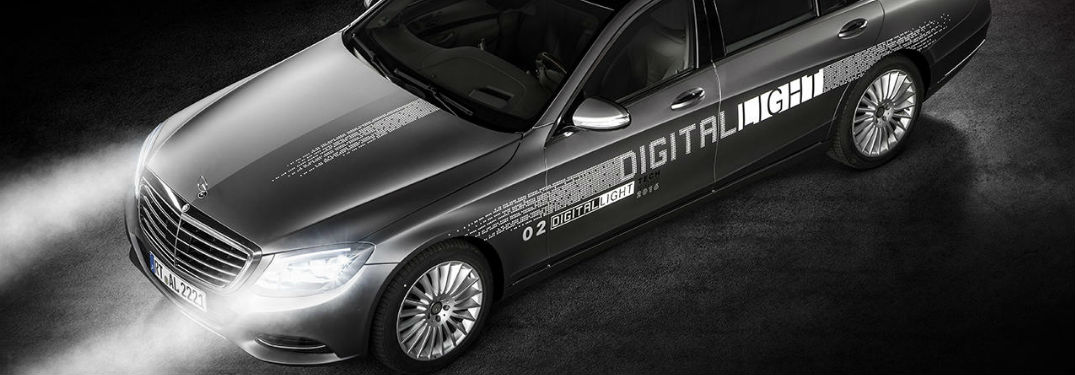 Digital Light project car with headlamps on