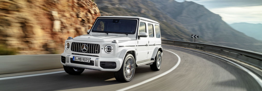 2019 Mercedes-AMG G 63 in White - Front View
