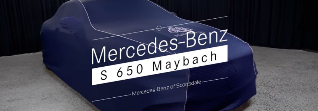 Mercedes-Maybach under a cloak
