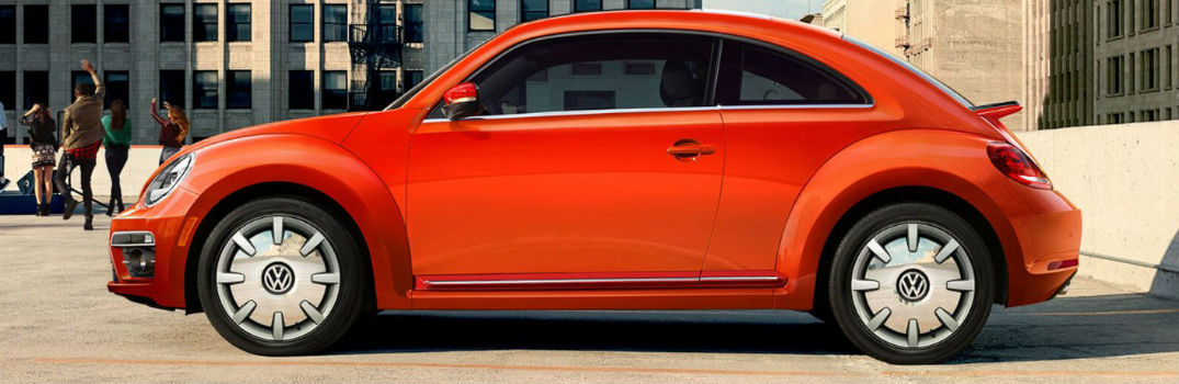 orange 2018 Beetle side profile