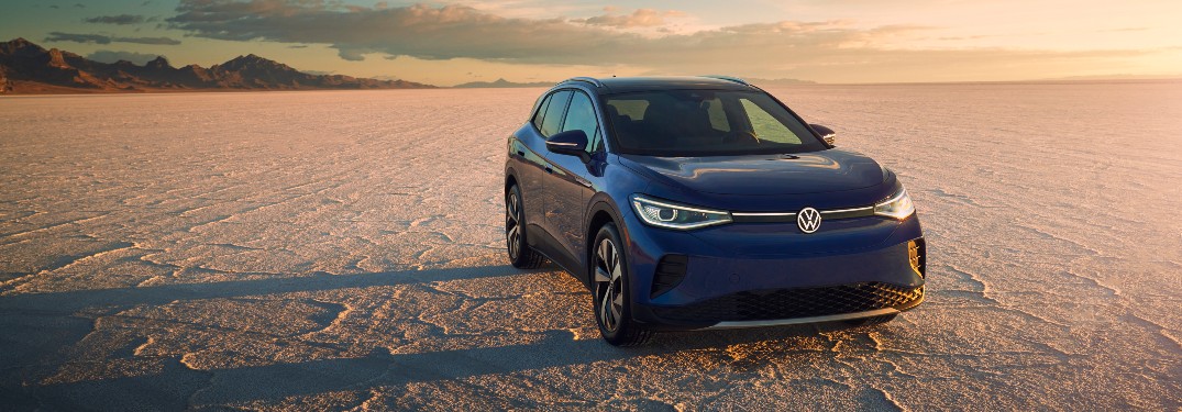 2021 ID.4 parked in the desert