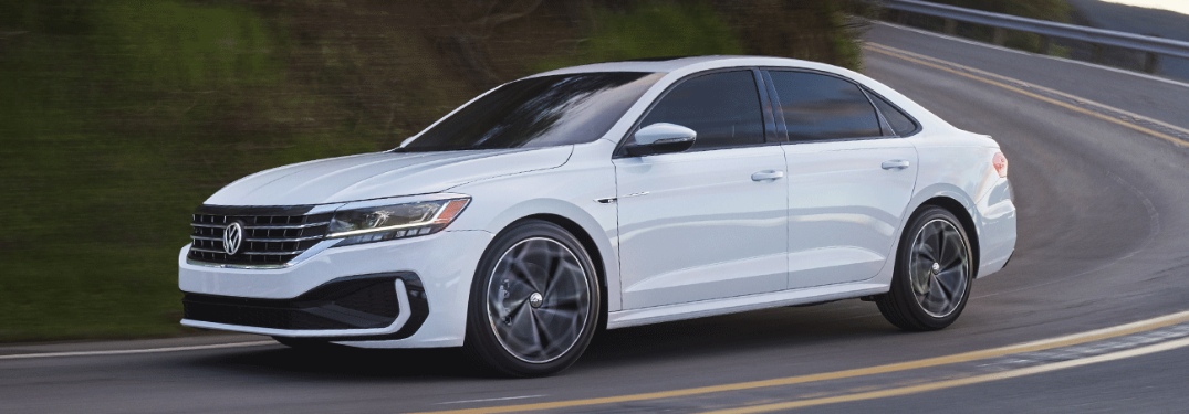2021 Volkswagen Passat going down the road