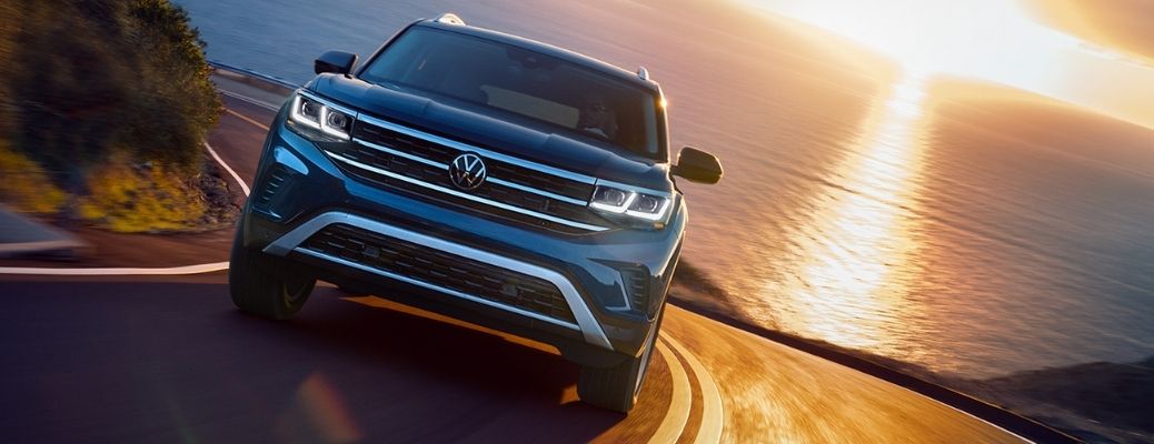 2021 Volkswagen Atlas on a highway