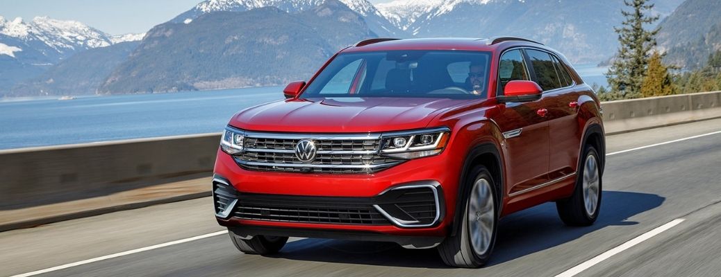 2021 Volkswagen Atlas Cross Sport on a highway