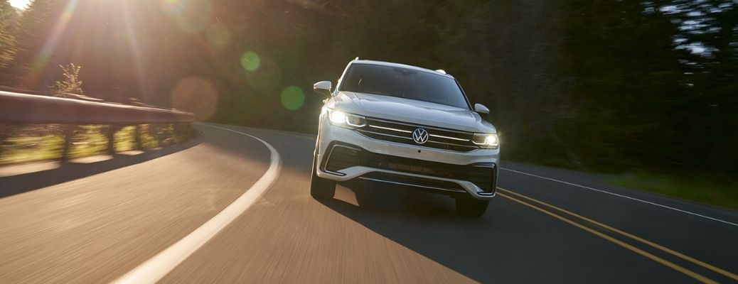 2022 Volkswagen Tiguan on a road