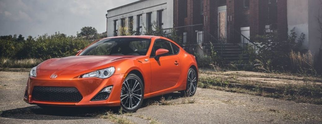 Scion FR-S near a building