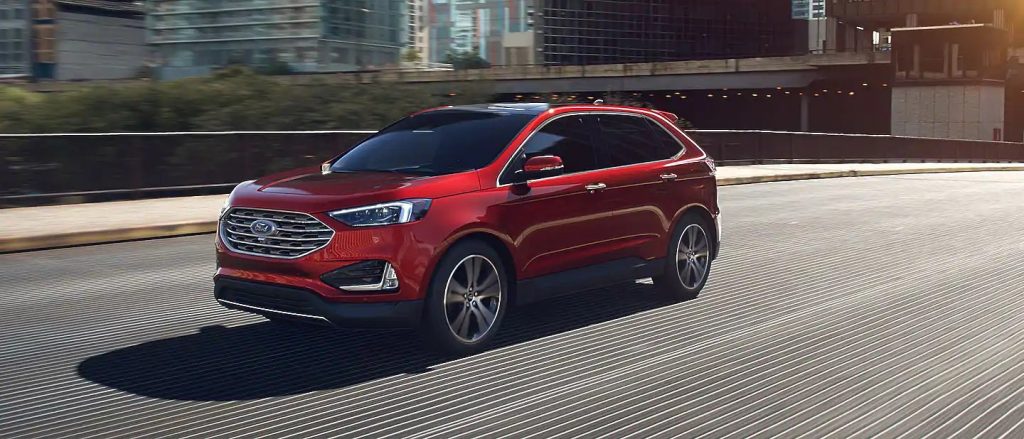 2020 Ford Edge Rapid Red Exterior Color