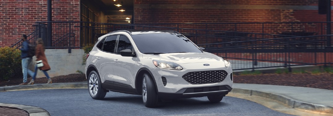 2020 Ford Escape in front of brick building