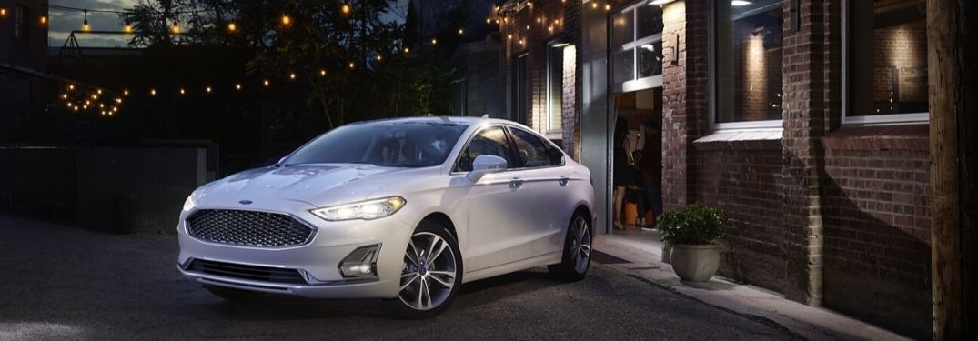 2020 Ford Focus Titanium parked in front of building