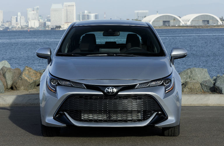 front view of 2019 Toyota Corolla Hatchback parked