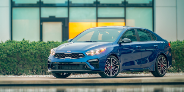 Blue 2020 Kia Forte