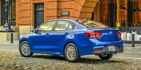 Blue 2020 Kia Rio
