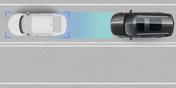 Graphic of Kia Drive Wise Forward Collision-Avoidance Assist