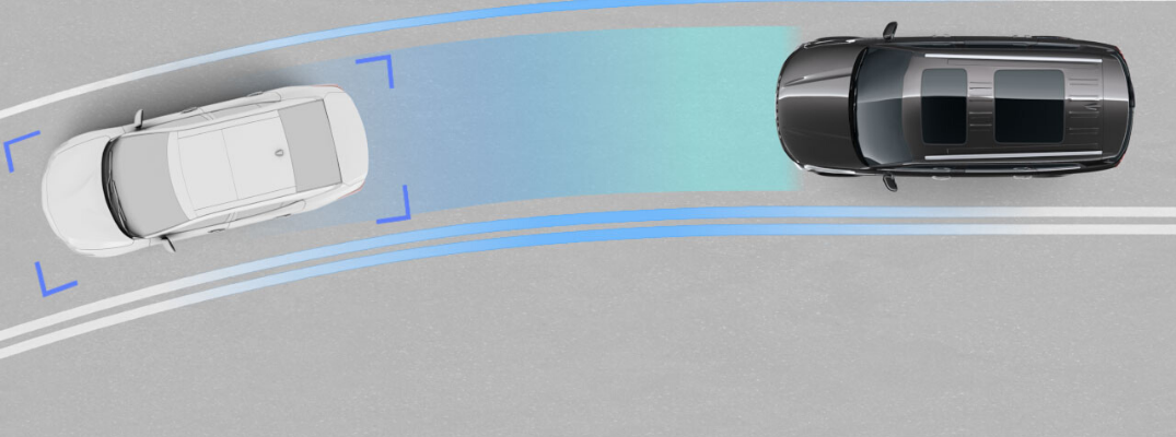 Graphic of Kia Drive Wise Lane Following Assist