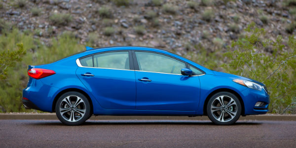 Blue 2016 Kia Forte