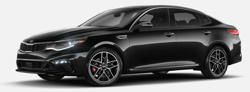 2020 Kia Optima in Ebony Black