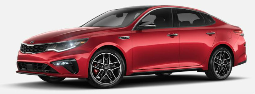 2020 Kia Optima in Passion Red