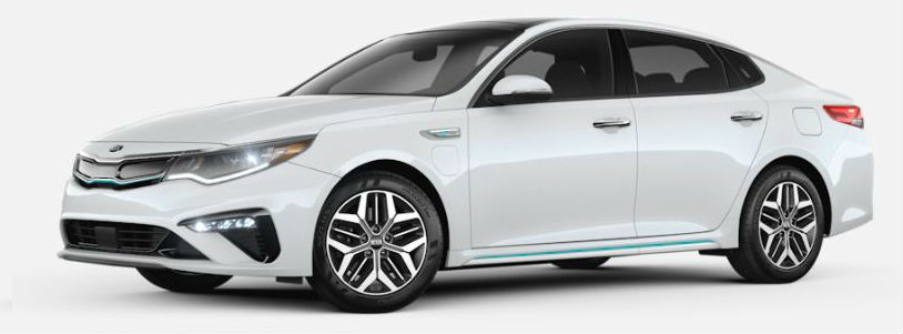 2020 Kia Optima Plug-In Hybrid in Snow White Pearl