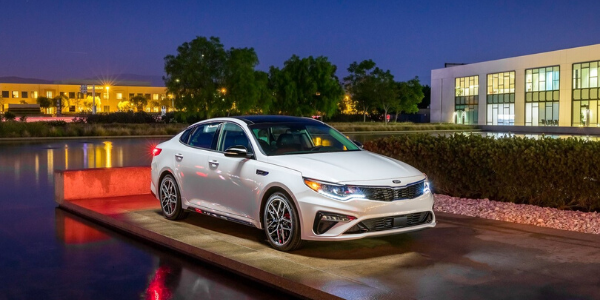 White 2020 Kia Optima