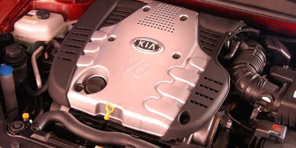 Engine in 2007 Kia Optima