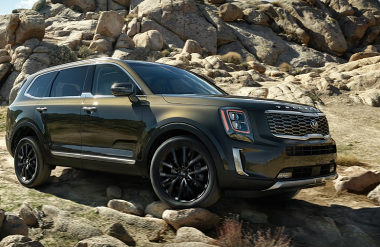 Green 2020 Kia Telluride