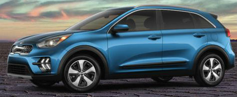 2020 Kia Niro in Deep Cerulean