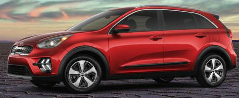 2020 Kia Niro in Runway Red