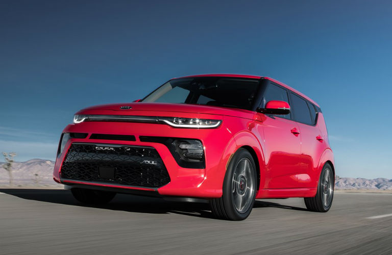 Red 2021 Kia Soul