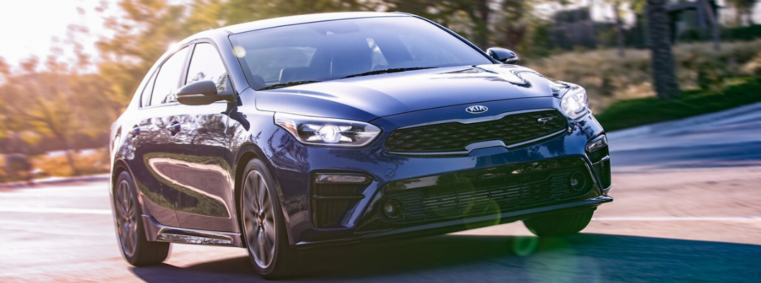 Blue 2020 Kia Forte