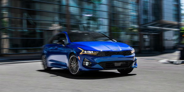 Blue 2021 Kia K5