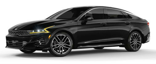 2021 Kia K5 in Ebony Black
