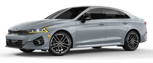 2021 Kia K5 in Wolf Gray