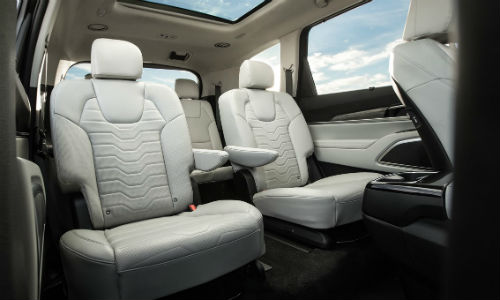 Interior view of 2021 Kia Telluride