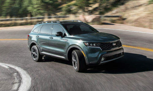 Aruba Green 2021 Kia Sorento X-Line