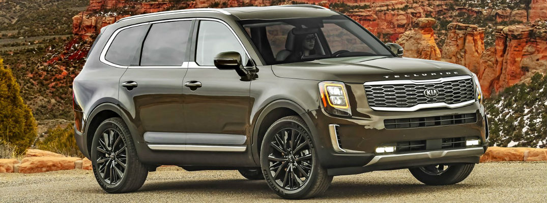 Green 2021 Kia Telluride