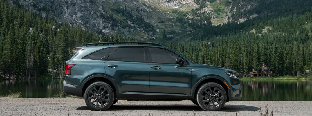 Side view of 2021 Kia Sorento X-Line