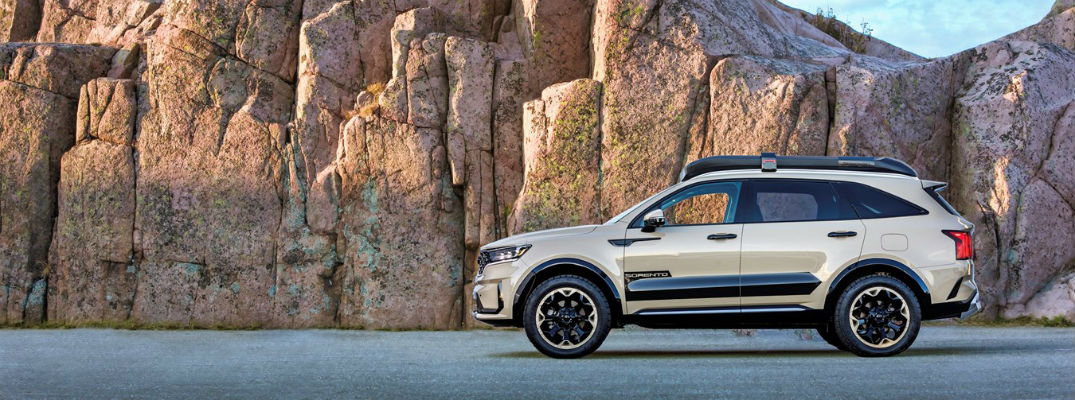 Side view of 2021 Kia Sorento Zion Edition