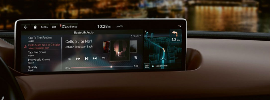 NVIDIA DRIVE Infotainment screen