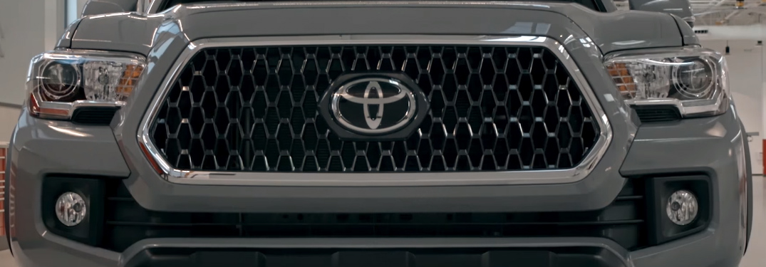 Grille of Grey 2018 Toyota Tacoma