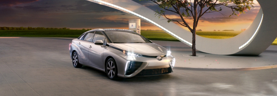 silver 2017 Toyota Mirai front side view