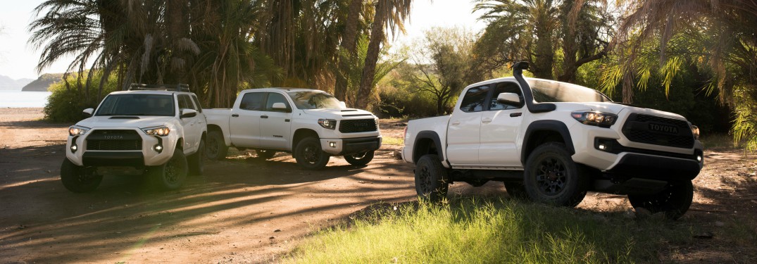 2019 Toyota TRD Pro model lineup