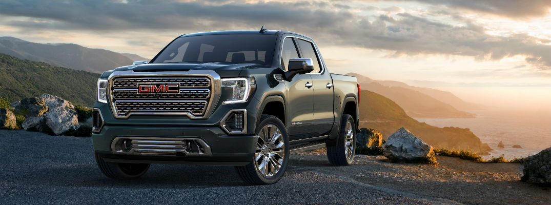 A front right quarter photo of the 2019 GMC Sierra Denali